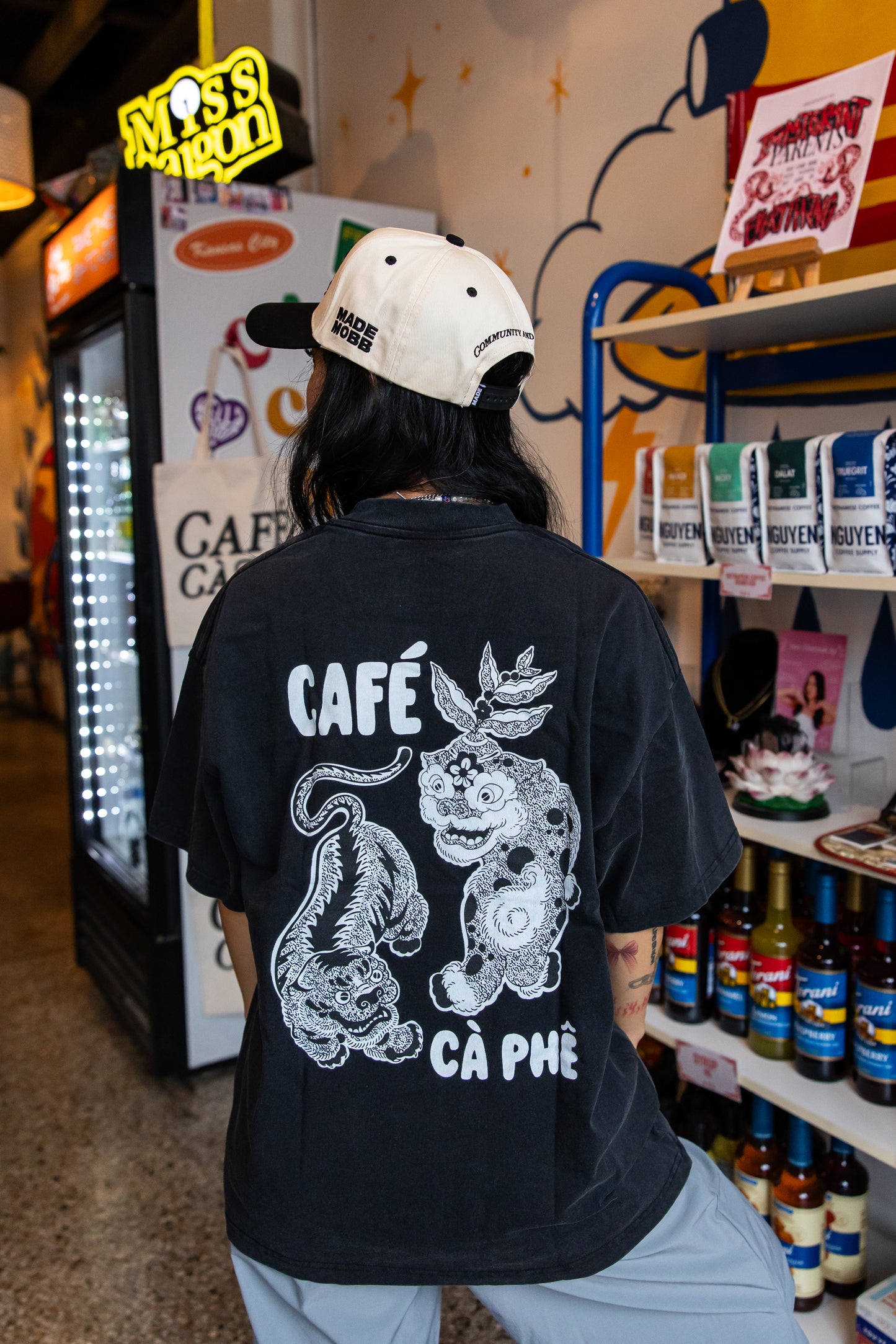 Original Cà Phê Tee (Vintage Black)