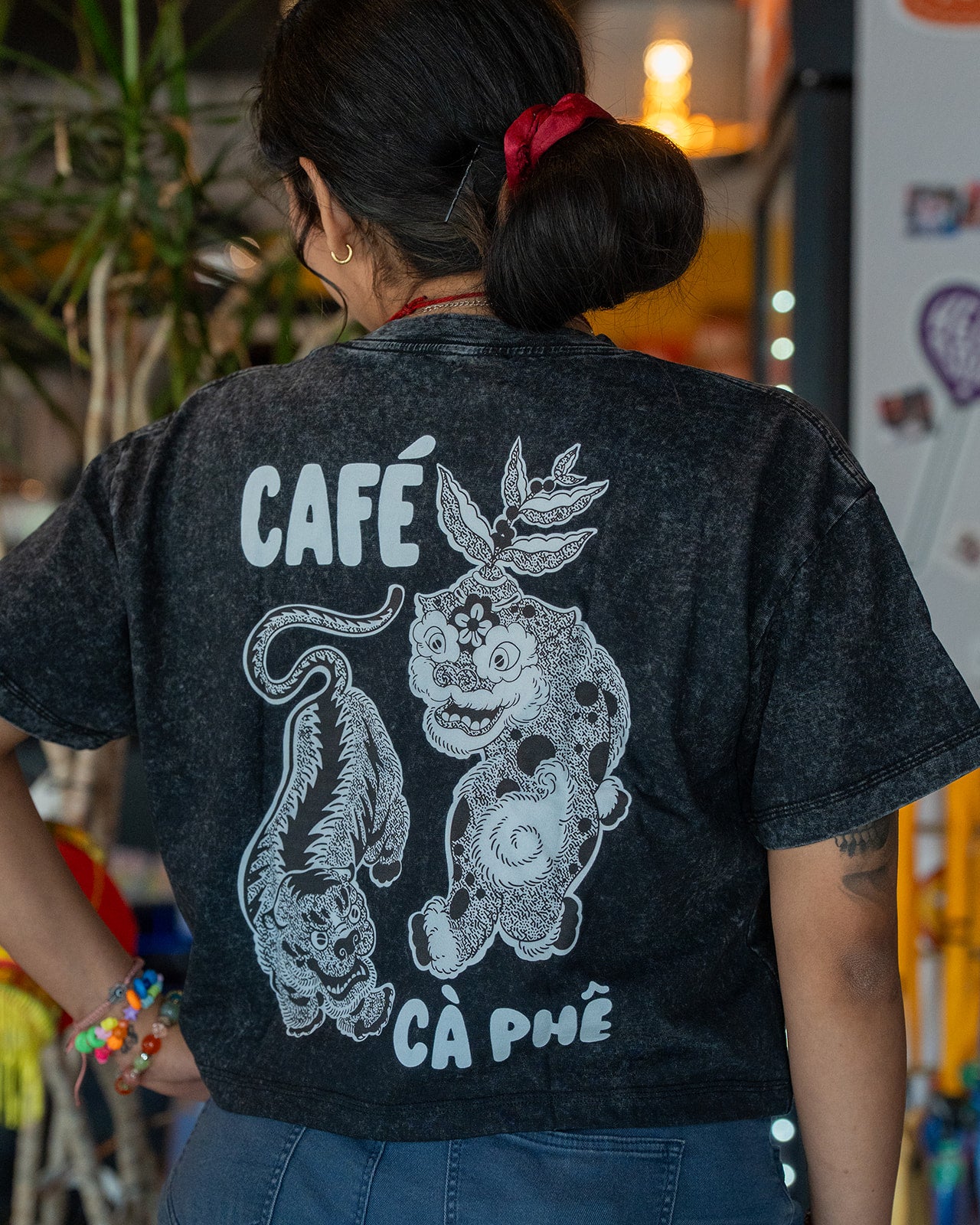 Cropped shirts (vintage black tee)