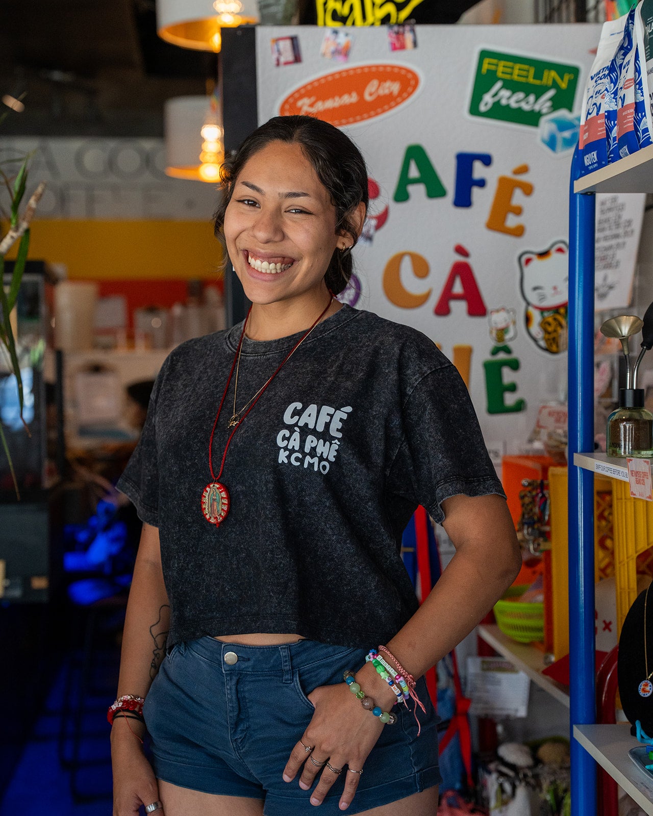 Cropped shirts (vintage black tee)