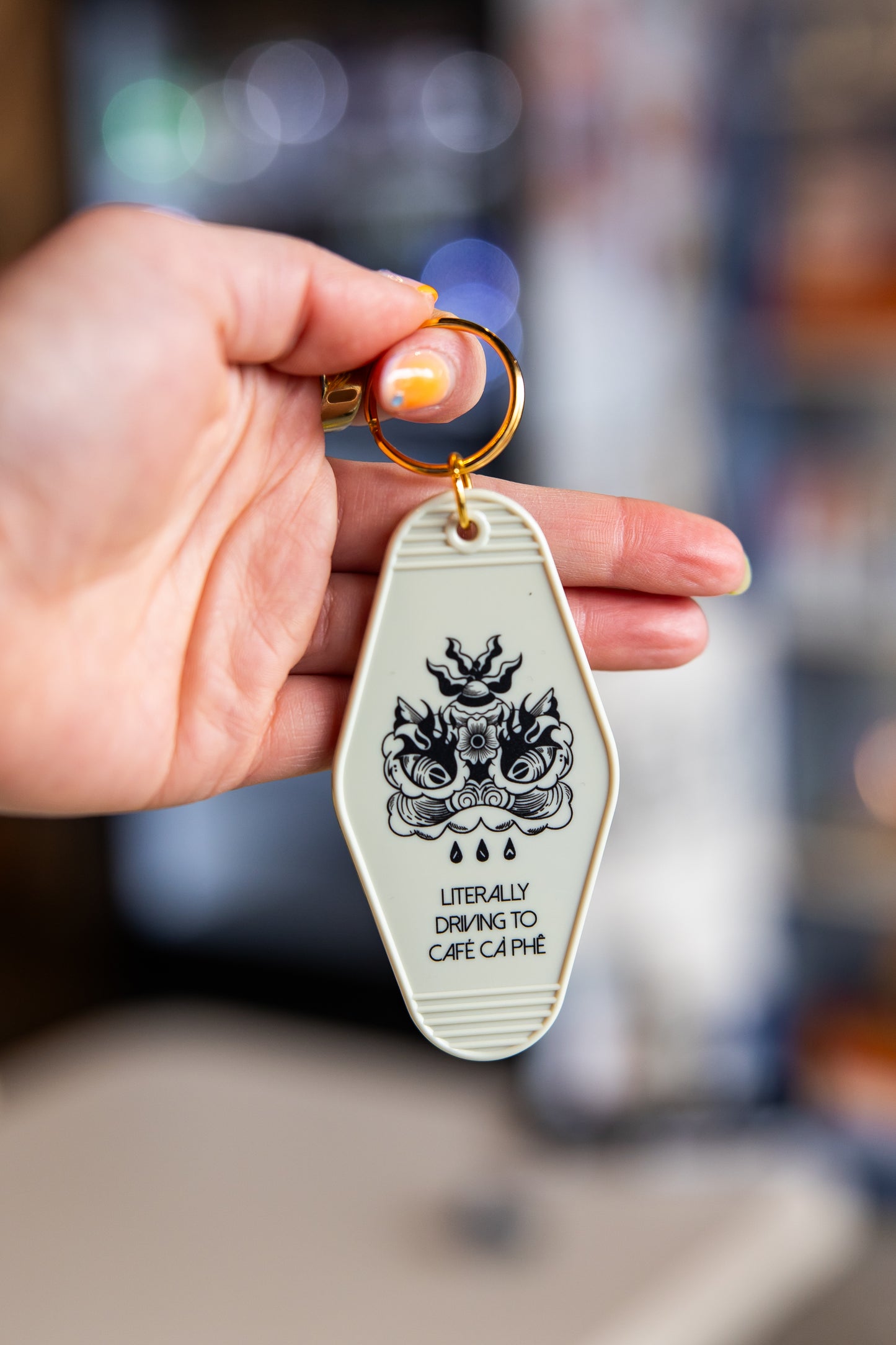 Cà Phê Classic Keychain